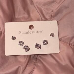 boucle d'oreille strass