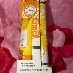 eau de toilette et crème yara jaune