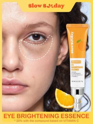 éclaircissante pour les yeux à la vitamine C