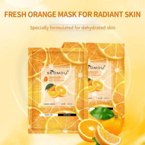 Masque coréen hydratant à la vitamine C à l'orange SEOMOU