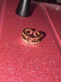 Bague Victoria doré