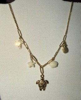 Collier Miami doré acier inoxydable