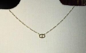 Collier Sable perle blanche doré acier inoxydable