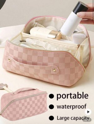 Trousse de toilette rose