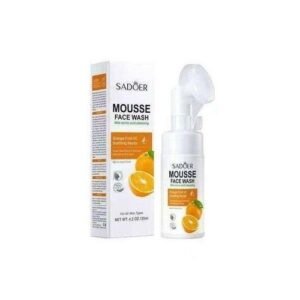 mousse pour le visage l'orange et vitamine c